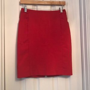 Red H&M skirt